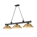 Z-Lite Cordon Three Light Billiard - 2306-3-BILL-STSHADE 80