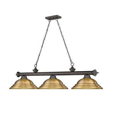 Z-Lite Cordon Three Light Billiard - 2306-3-BILL-STSHADE 82