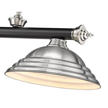 Z-Lite Cordon Three Light Billiard - 2306-3-BILL-STSHADE 90