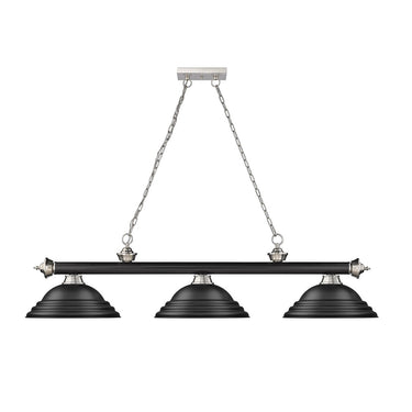 Z-Lite Cordon Three Light Billiard - 2306-3-BILL-STSHADE 95