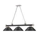 Z-Lite Cordon Three Light Billiard - 2306-3-BILL-STSHADE 96