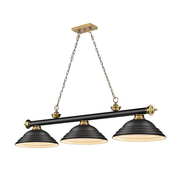 Z-Lite Cordon Three Light Billiard - 2306-3-BILL-STSHADE 101