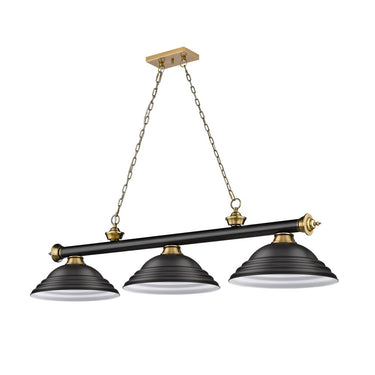 Z-Lite Cordon Three Light Billiard - 2306-3-BILL-STSHADE 105