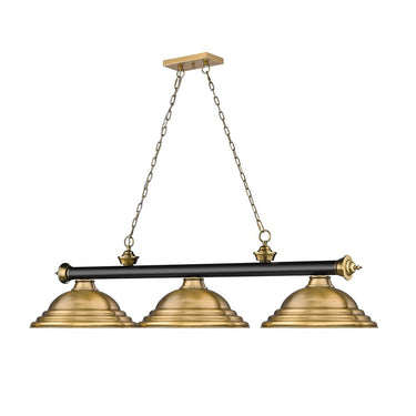 Z-Lite Cordon Three Light Billiard - 2306-3-BILL-STSHADE 110