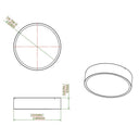 Z-Lite Coronado 40W 1 Light Flush Mount 7