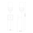 Z-Lite Cosmo 1 Light Wall Sconce 7