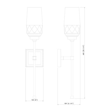 Z-Lite Cosmo 1 Light Wall Sconce 7
