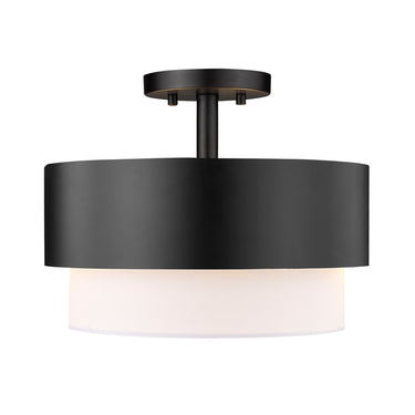 Z-Lite Counterpoint 2 Light Semi Flush Mount 1