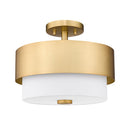 Z-Lite Counterpoint 2 Light Semi Flush Mount 12