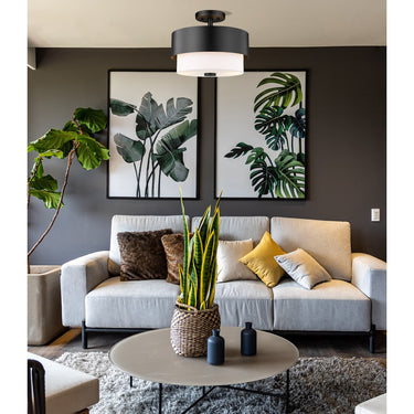 Z-Lite Counterpoint 2 Light Semi Flush Mount 5