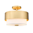Z-Lite Counterpoint 2 Light Semi Flush Mount 8