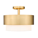 Z-Lite Counterpoint 2 Light Semi Flush Mount 9