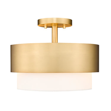 Z-Lite Counterpoint 2 Light Semi Flush Mount 9