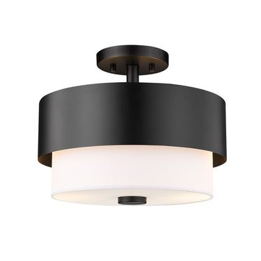 Z-Lite Counterpoint 2 Light Semi Flush Mount 