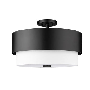 Z-Lite Counterpoint 3 Light Semi Flush Mount 4
