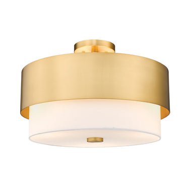 Z-Lite Counterpoint 3 Light Semi Flush Mount 8