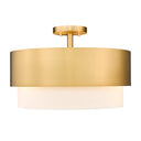 Z-Lite Counterpoint 3 Light Semi Flush Mount 9