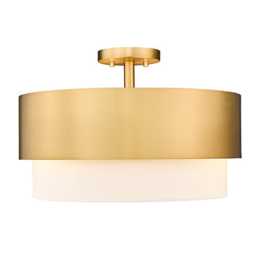 Z-Lite Counterpoint 3 Light Semi Flush Mount 9