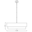 Z-Lite Counterpoint 31.5" 6 Light Chandelier 7