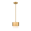 Z-Lite Counterpoint 7.25" 1 Light Pendant in Modern Gold Finish 1