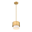 Z-Lite Counterpoint 7.25" 1 Light Pendant in Modern Gold Finish 2