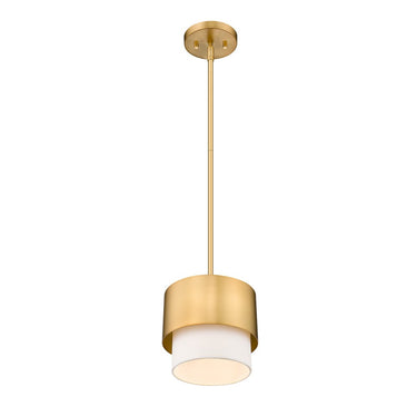 Z-Lite Counterpoint 7.25" 1 Light Pendant in Modern Gold Finish 2