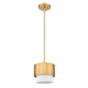 Z-Lite Counterpoint 7.25" 1 Light Pendant in Modern Gold Finish 4