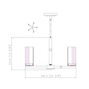Z-Lite Danica 19.5" 5 Light Chandelier 7