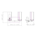 Z-Lite Danica 2 Light Vanity Wall Sconce 7