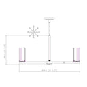 Z-Lite Danica 31.5" 8 Light Chandelier 7