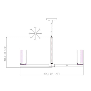 Z-Lite Danica 31.5" 8 Light Chandelier 7