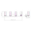 Z-Lite Danica 4 Light Vanity Wall Sconce 7