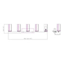 Z-Lite Danica 5 Light Vanity Wall Sconce 7