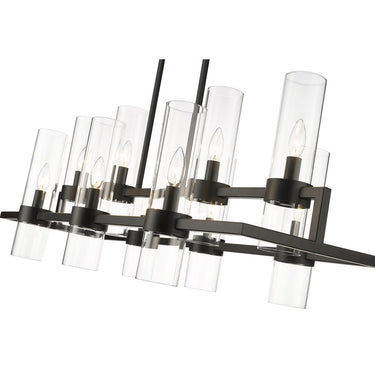 Z-Lite Datus 16.5" 10 Light Linear Chandelier 3