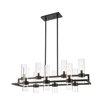 Z-Lite Datus 16.5" 10 Light Linear Chandelier 