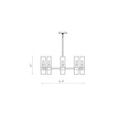 Z-Lite Datus 32" 8 Light Chandelier 7