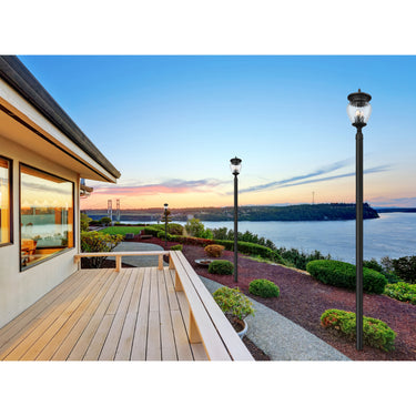 Z-Lite Davina 119.25" High 4 Light Outdoor Post Mounted Fixture image 6