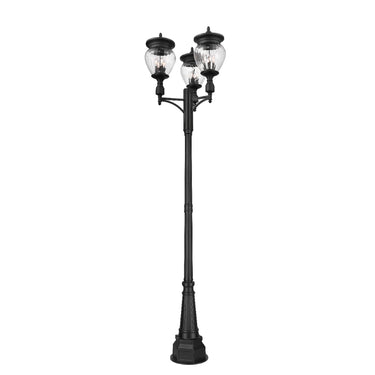 Z-Lite Davina 120.25" High 4 Light Outdoor Post Mounted Fixture image 1