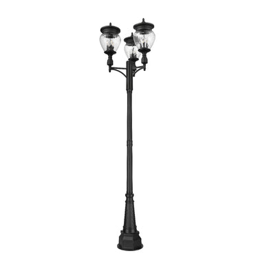 Z-Lite Davina 120.25" High 4 Light Outdoor Post Mounted Fixture image 4