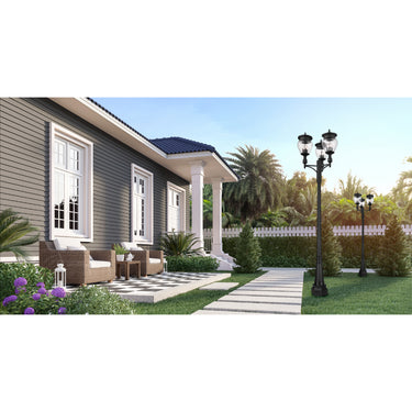 Z-Lite Davina 120.25" High 4 Light Outdoor Post Mounted Fixture image 5