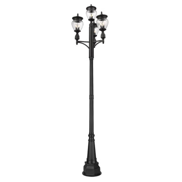 Z-Lite Davina 125.75" High 3 Light Outdoor Post Mounted Fixture image 1