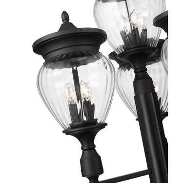 Z-Lite Davina 130.75" 4 Light Outdoor Post Mounted Fixture image 3