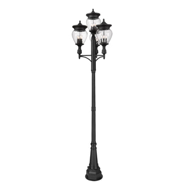 Z-Lite Davina 130.75" 4 Light Outdoor Post Mounted Fixture image