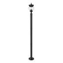 Z-Lite Davina 3 Light 94" High Outdoor Post Mounted Fixture - 5016PHMR-5012P-BK 2