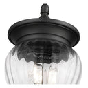 Z-Lite Davina 3 Light 94" High Outdoor Post Mounted Fixture - 5016PHMR-5012P-BK 3