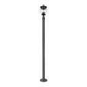 Z-Lite Davina 3 Light 94" High Outdoor Post Mounted Fixture - 5016PHMR-567P-BK 4