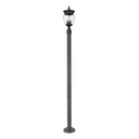 Z-Lite Davina 3 Light 94" High Outdoor Post Mounted Fixture - 5016PHMR-567P-BK 