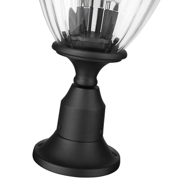 Z-Lite Davina 3 Light Outdoor Pier Mounted Fixture - 5016PHMR-553PM-BK 3