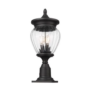 Z-Lite Davina 3 Light Outdoor Pier Mounted Fixture image 1