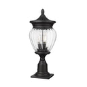Z-Lite Davina 3 Light Outdoor Pier Mounted Fixture image 2